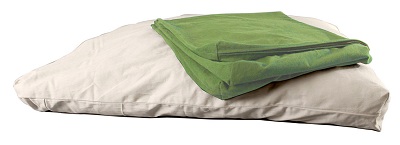 Organic Zabuton Cushion with Organic Cotton Cover from Abundant Earth