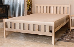 Cape Mission Platform Bed with Optional Footboard
