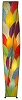 Helix Cocoa Leaf Tall Floor Lamp in Multi-Color