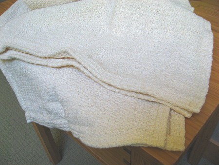 Organic Cotton Waffle-Weave Blanket