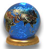 Recycled Glass Earth Marble